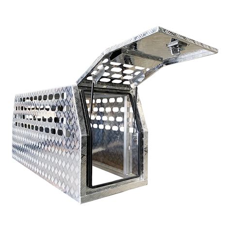 Aluminium Gullwing Canopy Dog Box 1780x600x850mm