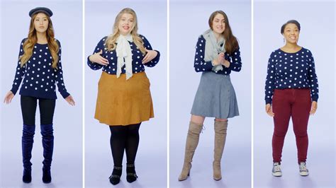 Watch Women Sizes 0 Through 28 Try On The Same Sweater Glamour