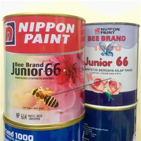 Cat besi kayu ftalit 1kg hitam, putih, dll. Jual NIPPON PAINT BEE BRAND JUNIOR 66 0.94L / CAT KAYU DAN ...