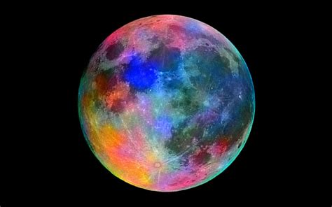 Colorful Moon Image Abyss