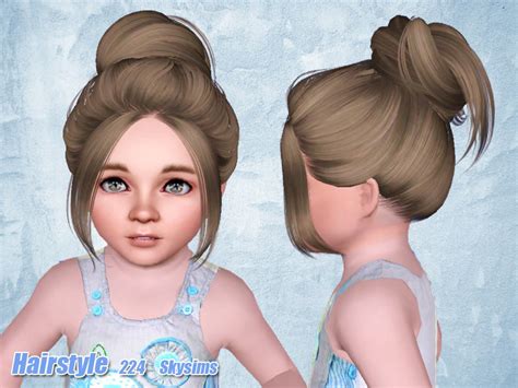 The Sims Resource Skysims Hair Toddler 224g