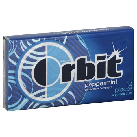 Orbit Gum Sugarfree Peppermint 14 Pieces
