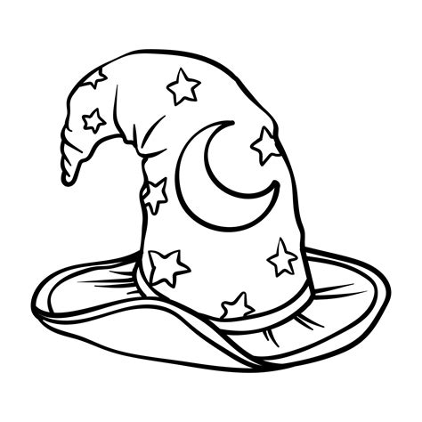 Witch Hat Coloring