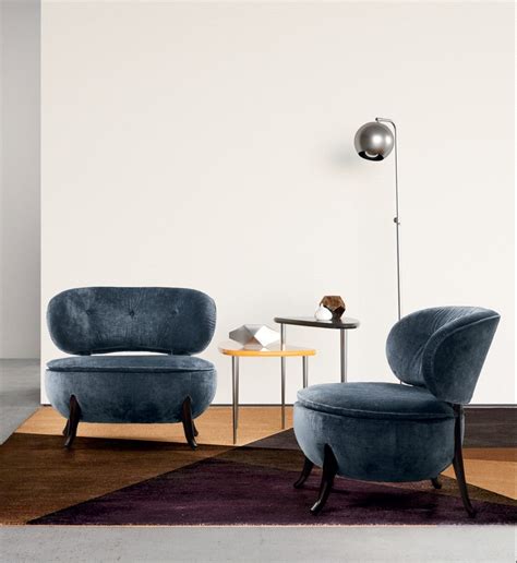 Tufted Velvet Easy Chair Oleandra By Bodema Design Giuseppe Manzoni