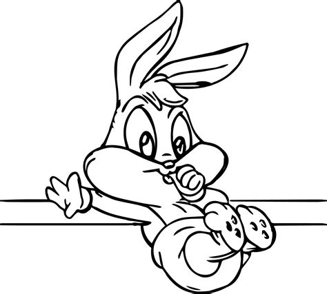 See more ideas about bunny coloring pages, coloring pages, baby looney tunes. awesome Relax Baby Bugs Bunny Coloring Page (With images ...