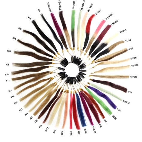 Human Natural Hair Color Ring Color Chart Color Wheel For Natural
