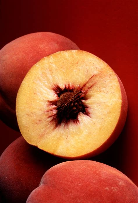 Peaches Free Stock Photo Sliced And Whole Autumn Red Peaches 10304