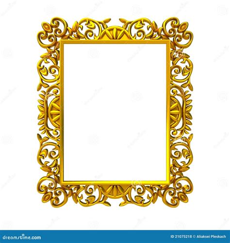 Decorative Gold Frame Royalty Free Stock Photos Image 21075218