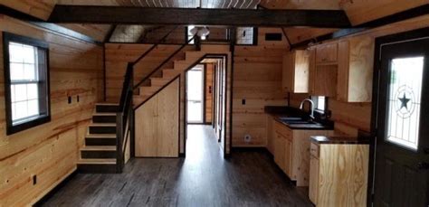 Custom Finished 14 X 40 Side Lofted Barn Cabin Enterprise Center