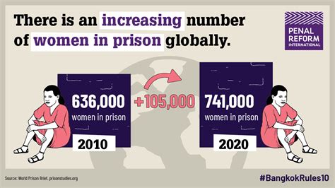 Addressing The 105000 Increase In The Global Female Prison Population