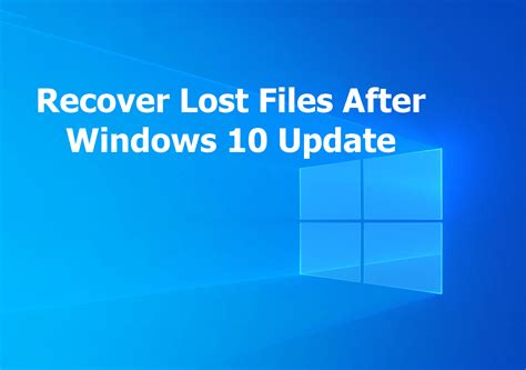 5 Ways To Recover Lost Files After Windows 10 Update Easeus
