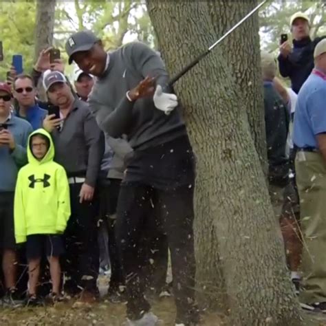 Watch Tiger Woods Make The Most Spectacular And Dangerous Par