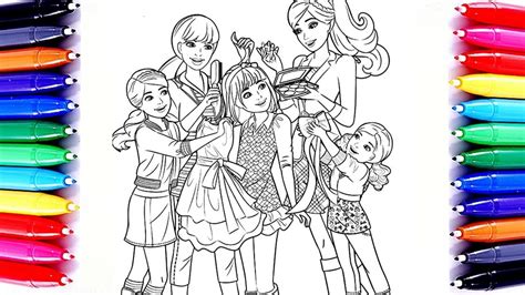 Barbie Sisters Coloring Pages All In One Photos