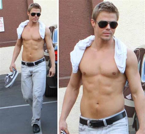 Derek Hough Shirtless Big Show In The Morning Celebrity And