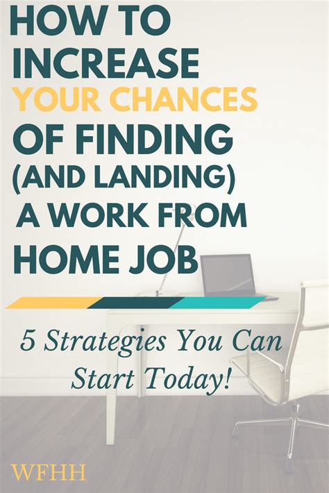 Increase Your Chances Of Finding And Landing A Work From Home Job