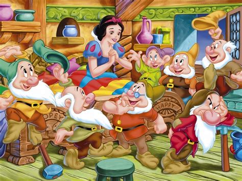 snow white and the seven dwarfs wallpaper disney wallpaper 6014470 fanpop