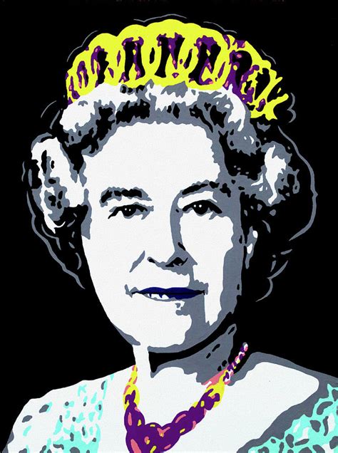 Queen Elizabeth Ii Painting By Ian King Fine Art America