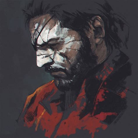 Wallpaper Drawing Illustration Digital Art Video Games Portrait Artwork Metal Gear Solid