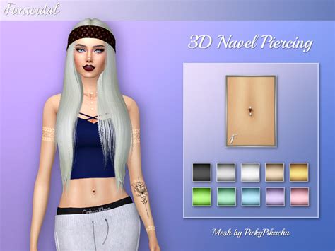 Pralinesims Navel Piercing Sims 4 Piercings Sims 4 Clothing Sims Hot