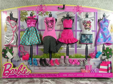 2013 Barbie Toys R Us Exclusive Fashions 6 Pack Of Outfits Cdb29 1