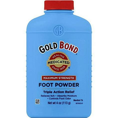 Gold Bond Foot Powder Medicated 4oz 3 Pack