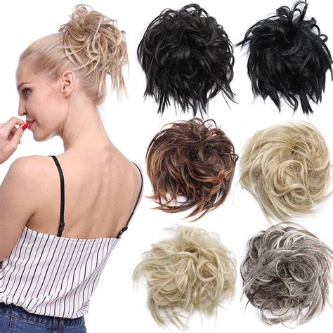 Buy hair buns online before the stock lasts. Pin on Easy Messy Rose Hair Chignon Scrunchie Buns