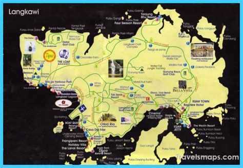 Langkawi Map Travelsmapscom