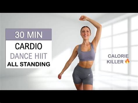 Min All Standing Cardio Hiit Dance Workout Burn Up To Calories To The Beat Super Fun