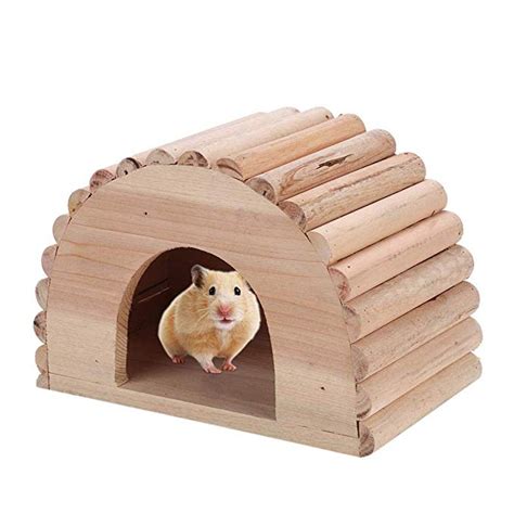 Wooden Hamster House Diy Arch Shaped Small Animal House