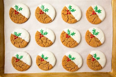 White Chocolate Dipped Ginger Cookies Cooking Classy Repostería De Navidad Galletas De