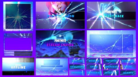 Free Fortnite Twitch Overlay Pack Download Link Youtube