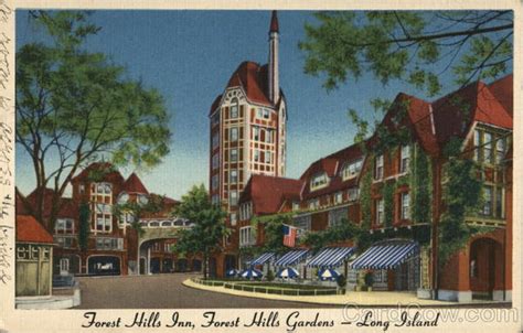 Forest Hills Inn At Forest Hills Gardens Queens Ny Postcard
