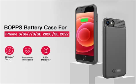 Bopps Battery Case For Iphone 876s6se20222020 3rd