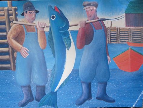 Big Fish By John Neville Of Halls Harbour Nova Scotia Pisco Caspar