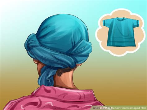 Any small, uneven strands sticking out indicate that you have split ends, a telltale sign of damaged hair. How to Repair Heat Damaged Hair (with Pictures) - wikiHow
