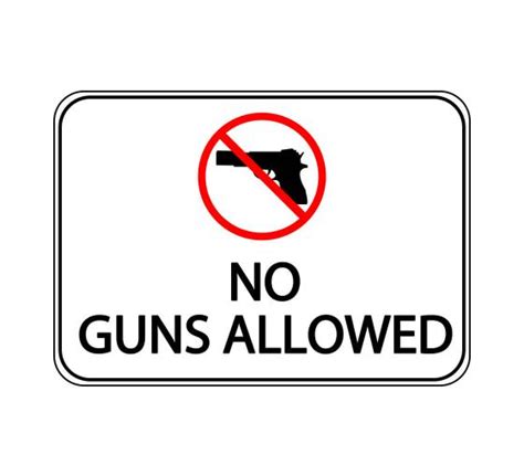 No Guns Allowed Sign Custom Safety Warning Signs Bannerbuzz