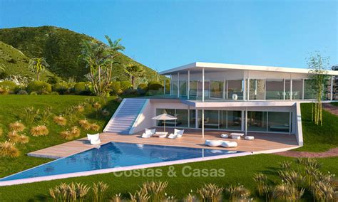 Unieke Moderne Villa Te Koop Met Zeezicht Benalmadena Costa Del Sol