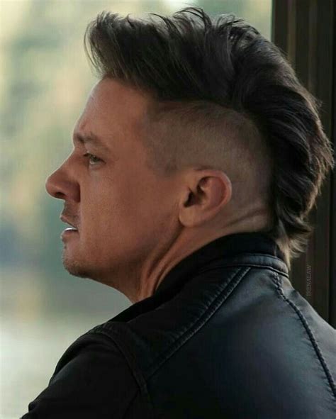 Endgame Hawkeye Jeremy Renner Haircuts For Men Mohawk Hairstyles Men