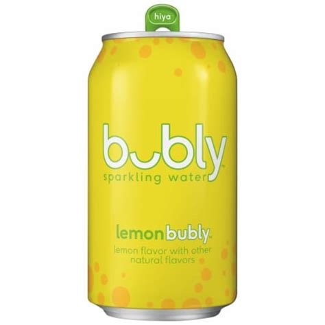 Bubly Lemon Flavored Sparkling Water Cans 8 Pk 12 Fl Oz Smiths