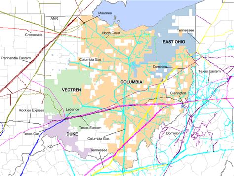 Ohio Pipeline Map Ohio Gas Association