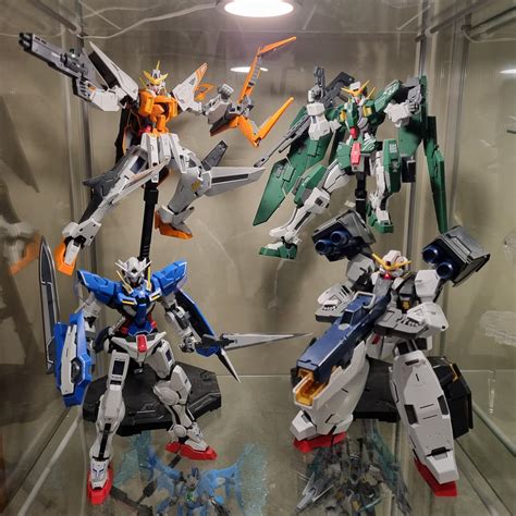 The Gundam Meister Squads All Together Gunpla