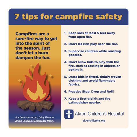Dos And Donts For Safety Around The Campfire Inside Childrens Blog