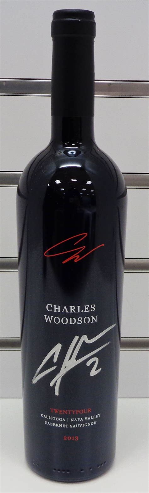 This might be the question posed to you when you enter tasting room 24 in the crusher district south of downtown. Lot Detail - Charles Woodson Autographed Woodson Wine