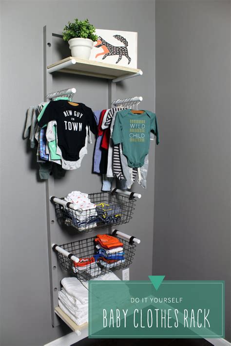 Browse through our favorites and get creative! Baby Clothes Rack Storage DIY for Nursery | Gray House Studio