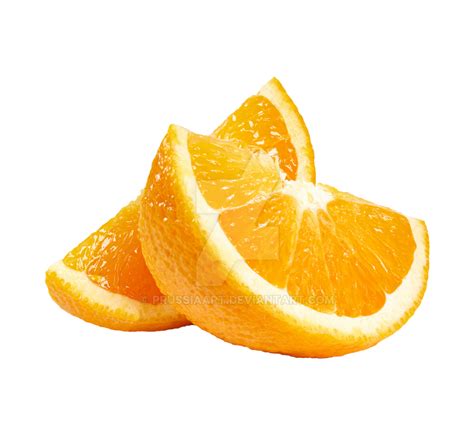 Slices Of Orange On A Transparent Background By Prussiaart On Deviantart