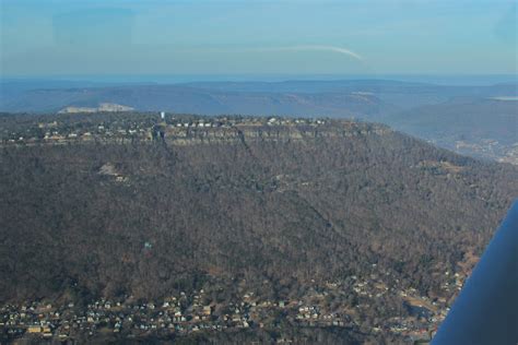 Aerial View Of Lookout Mountain And St Elmo Chattanooga Tennessee