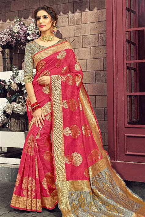 Have family all around the country? Buy Traditional Silk Saree For Indian Festive Season In ...