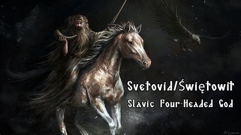 SvetovidŚwiętowit Slavic Four Headed God Slavic Mythology Saturday