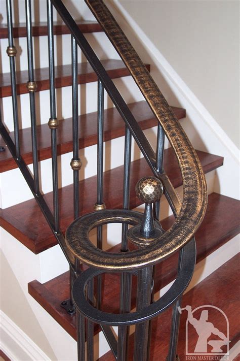 The most common metal railing material is metal. Wrought Iron Interior Railings Photo Gallery | Iron Master