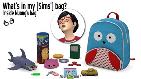 Around The Sims 4 Whats In My Bag Sims 4 Downloads
